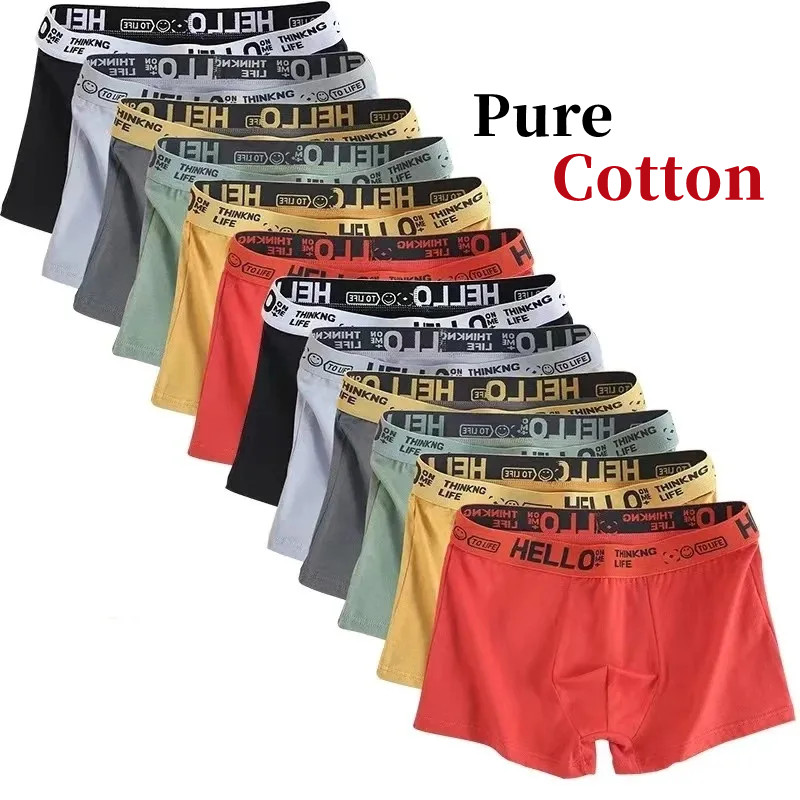 10Pieces/ Men's Underwear Men  – обзор и цена Boxer Brief Pack Cotton