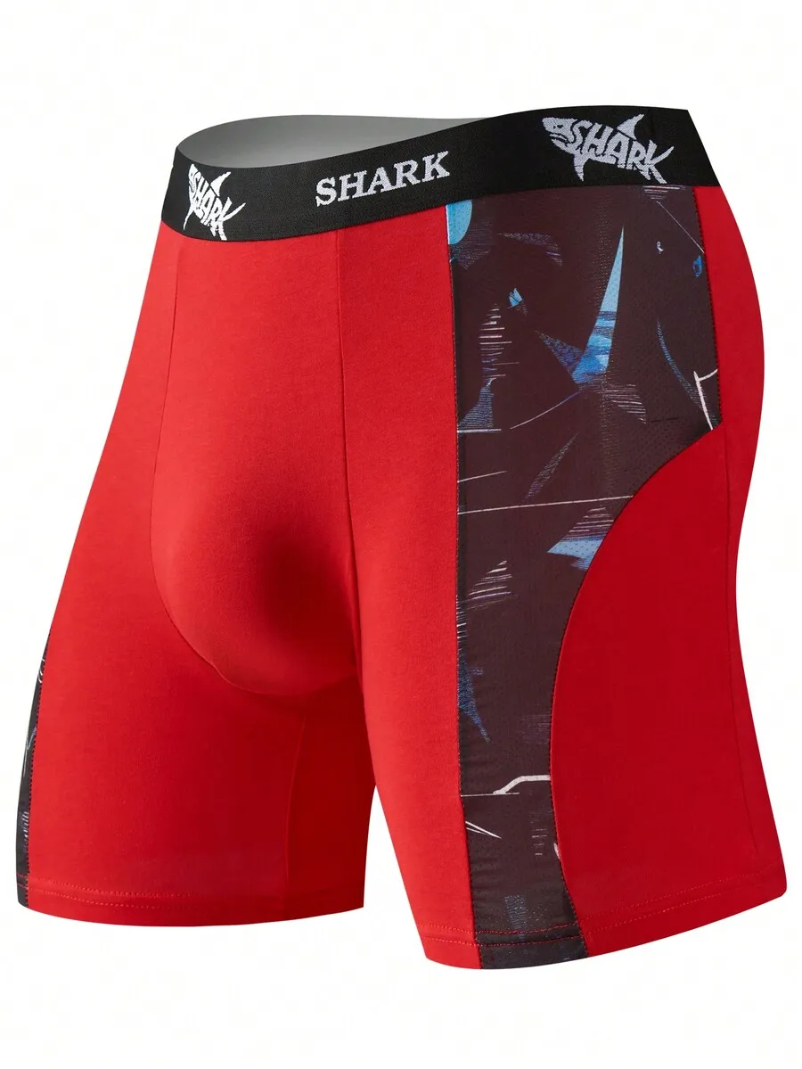 Red Spliced Mesh Boxer Shorts  – обзор и цена Mesh Sport Boxer