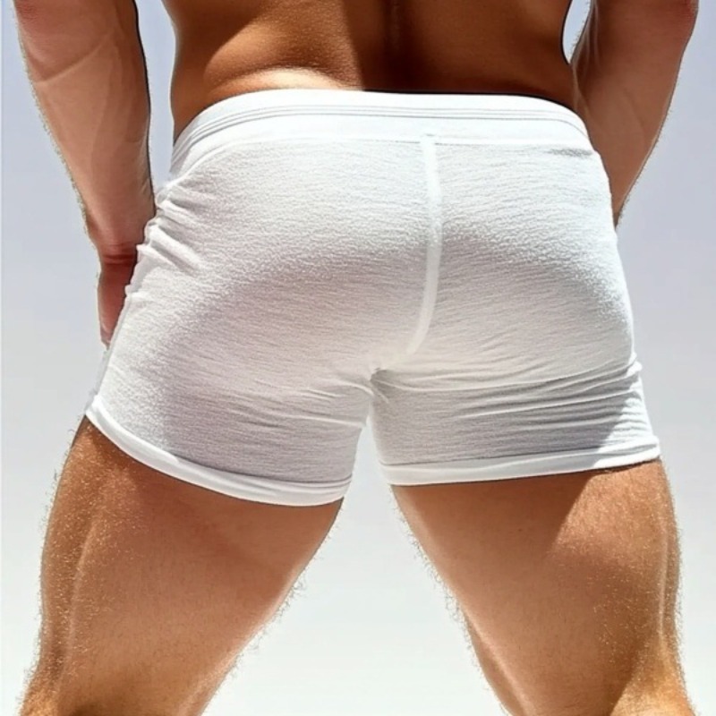 Sexy Lace-Up Mens Shorts Comfo – обзор и цена Boxer Brief Pack Cotton
