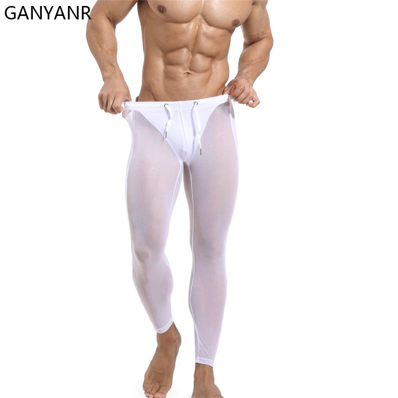 GANYANR Running Tights Men Com – обзор и цена Compression Long Pant