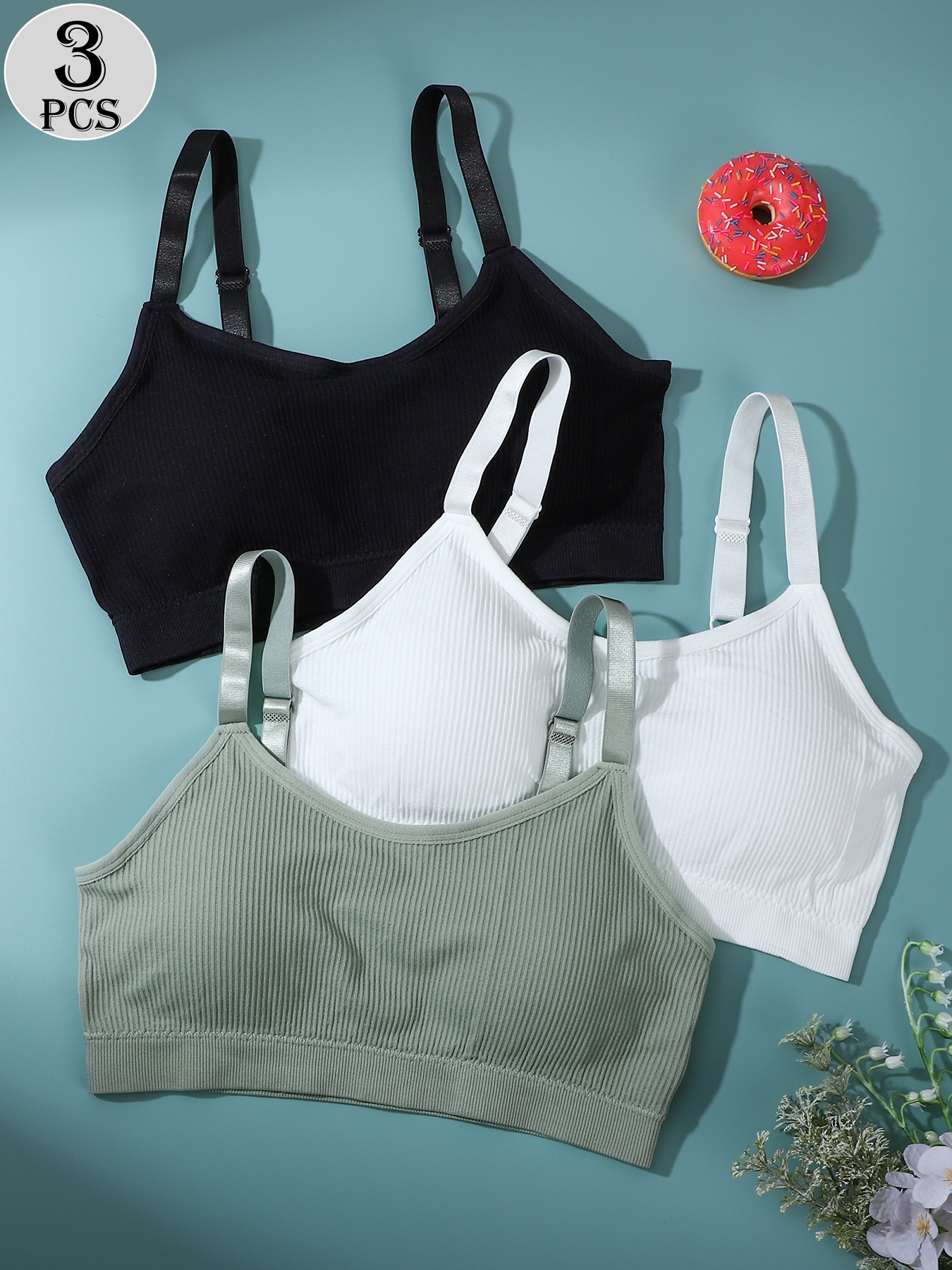 3-Pack - Women's Sports Bra -  – обзор и цена Multi Pack Underwear