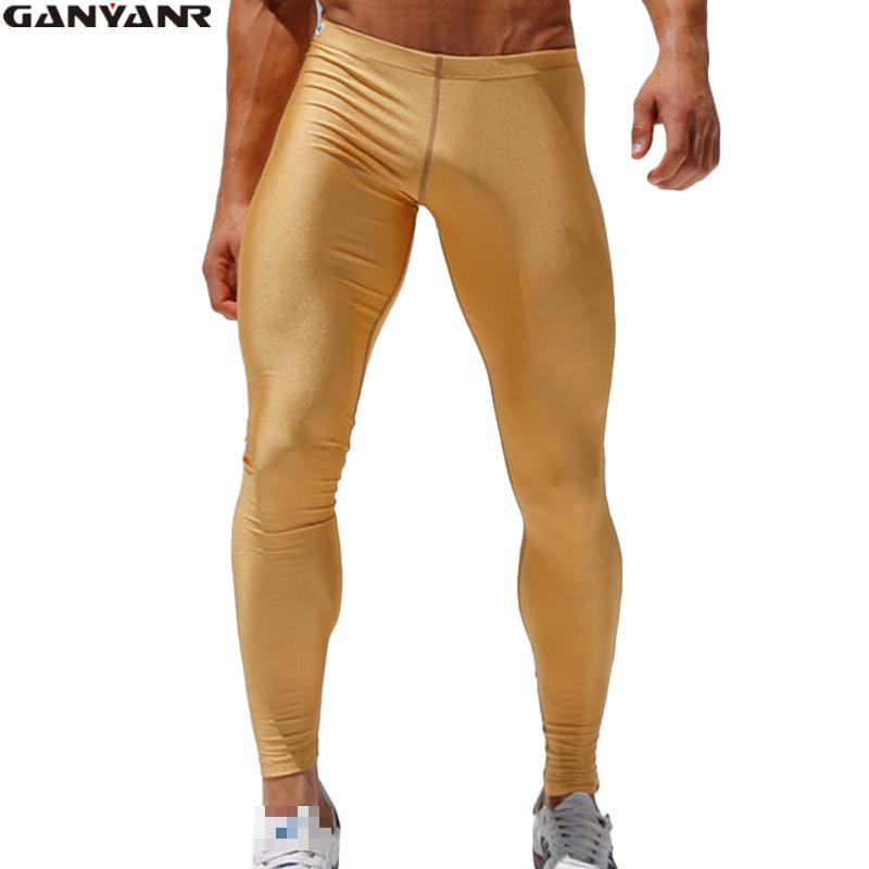 GANYANR Running Tights Men Com – обзор и цена Compression Long Pant