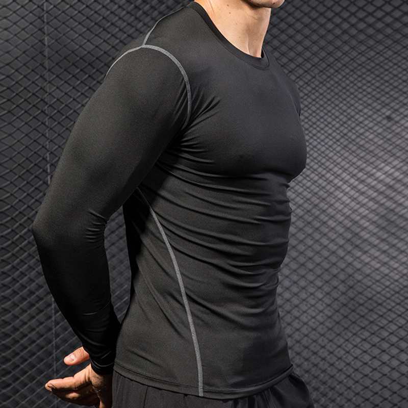 Men's Running Sports Long Slee – обзор и цена T Shirt Tight Fit