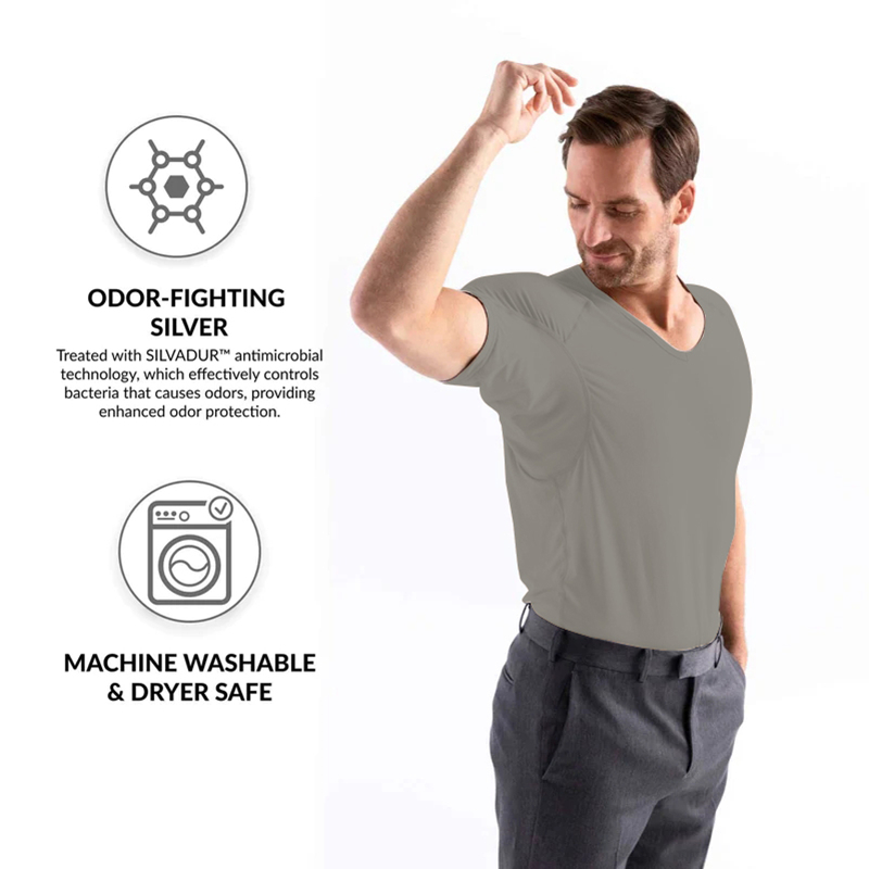 Men Undershirts Anti-transpira – обзор и цена Undershirt Crew Neck