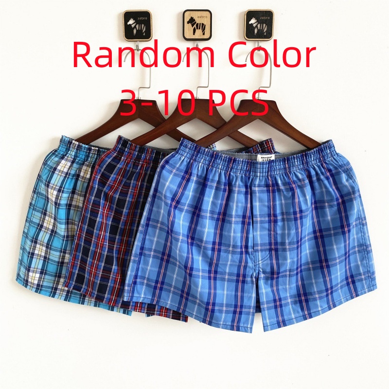 3-10PCS Men's Underwear Boxers – обзор и цена Boxer Brief Pack Cotton