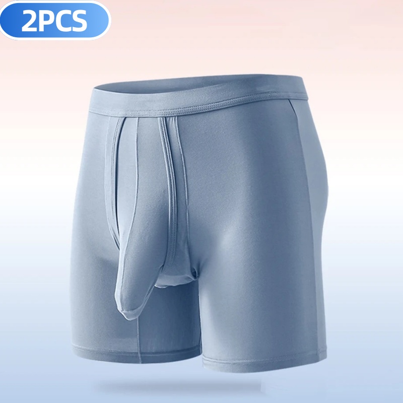 2PCS Mens Long Legs Underwear  – обзор и цена Long Leg Trunk Men