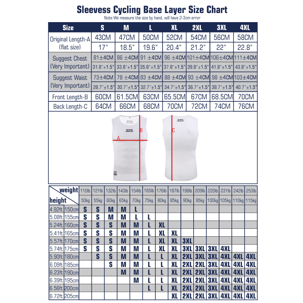 KEMALOCE Cycling Base Layer Sl – обзор и цена Sleeveless Undershirt