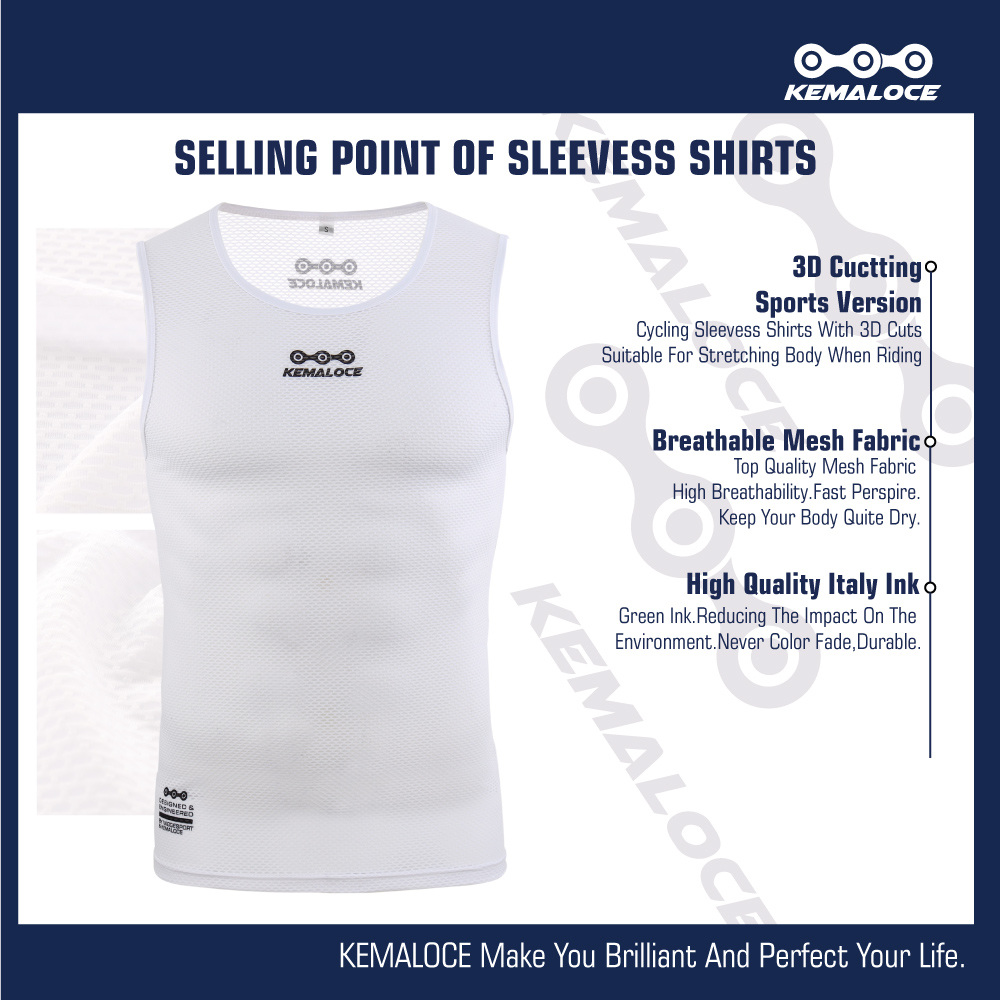 KEMALOCE Cycling Base Layer Sl – обзор и цена Sleeveless Undershirt
