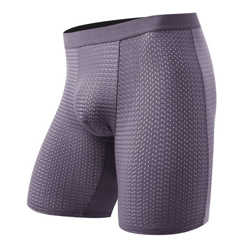 Men's Boxers Shorts Ice Silk M – обзор и цена Long Leg Trunk Men