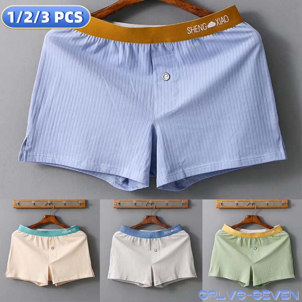 1/2/3 PCS Men's Panties Cotton – обзор и цена Boxer Brief Pack Cotton