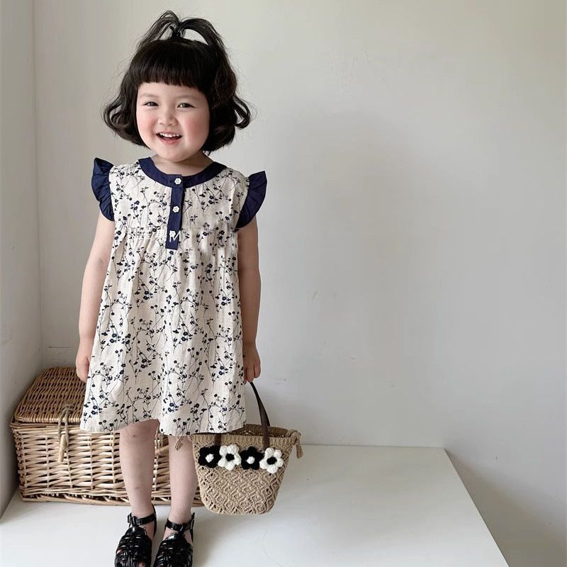 Girls summer floral dress 2024 – обзор и цена Undershirt Crew Neck