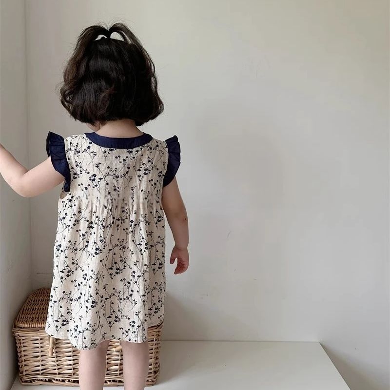 Girls summer floral dress 2024 – обзор и цена Undershirt Crew Neck
