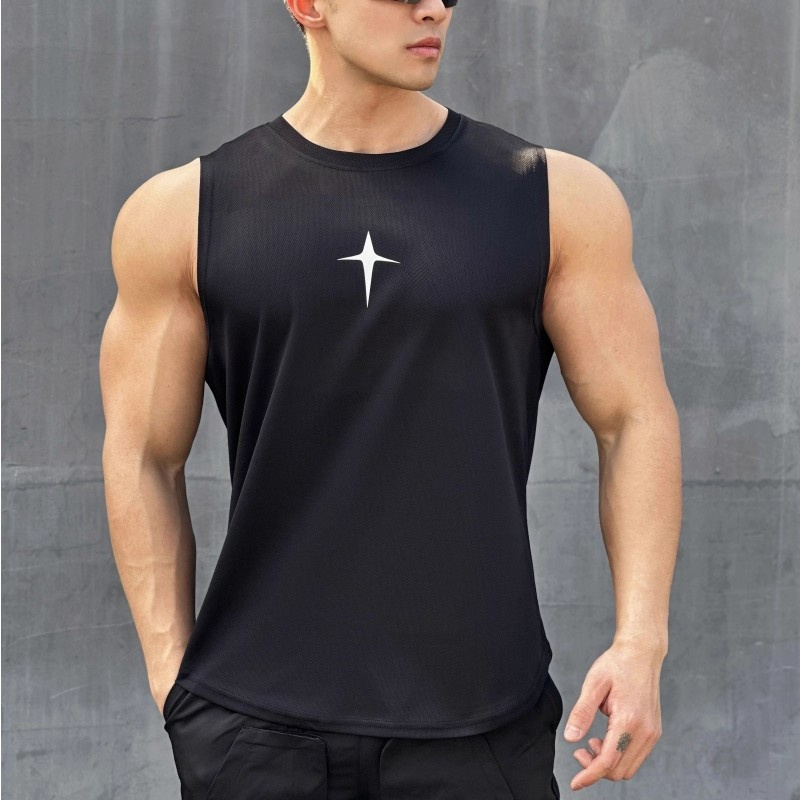 summer Sleeveless vest outdoor – обзор и цена Undershirt Crew Neck