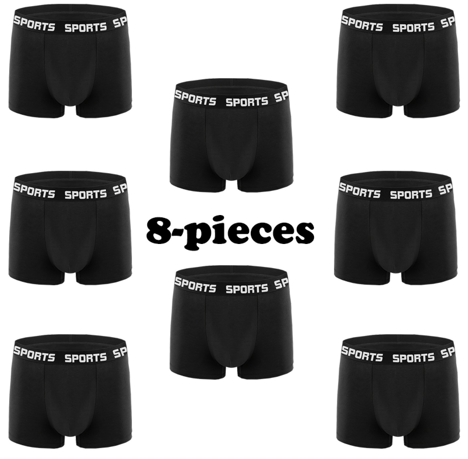 Supreme Comfort 8-Pack Men's S – обзор и цена Performance Boxer Sport