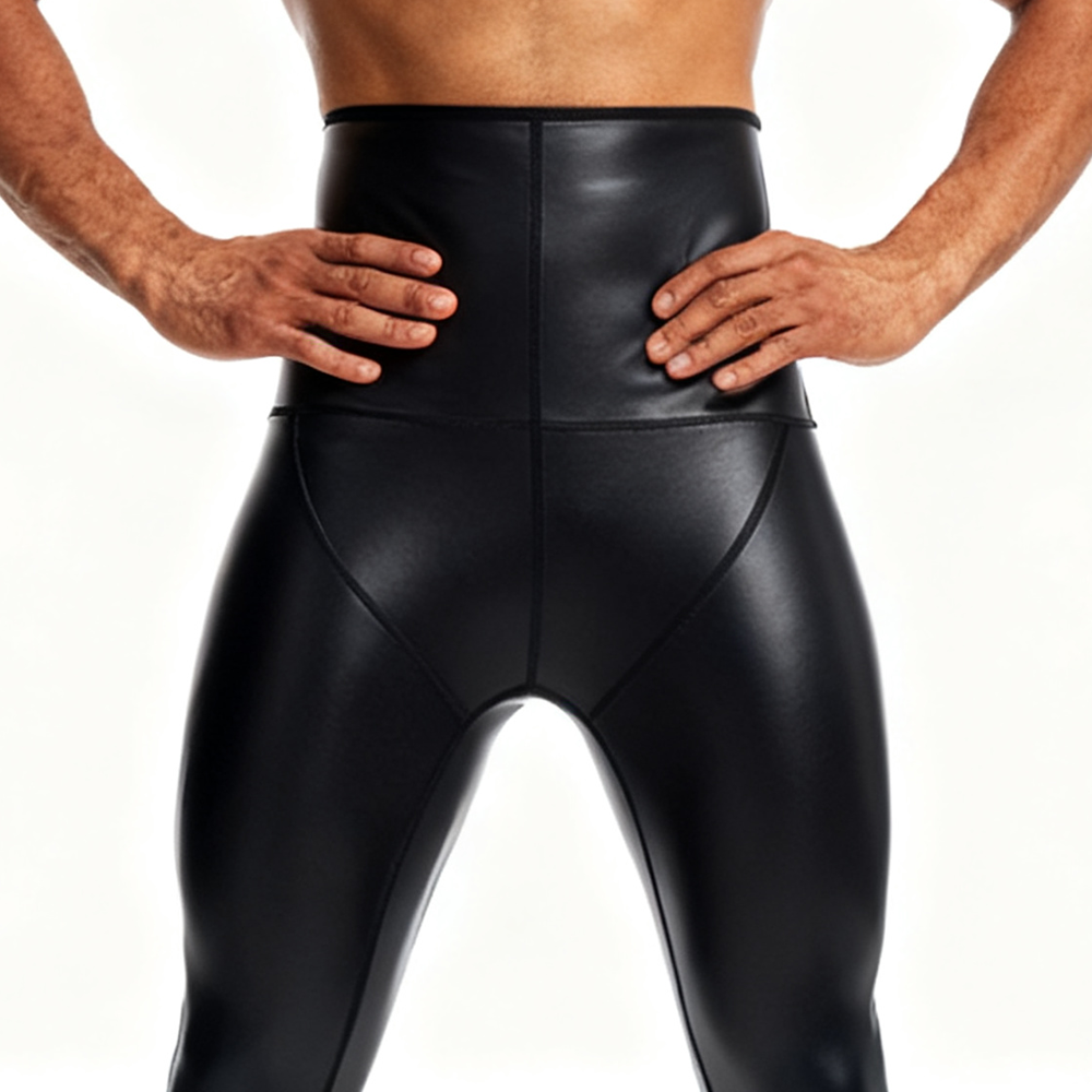 Sexy Men PU Leather Long Pants – обзор и цена Compression Long Pant