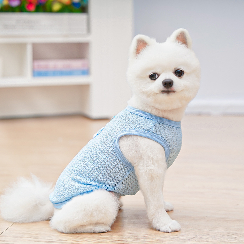 Cute Dog Cooling Vest Solid Br – обзор и цена Sleeveless Undershirt