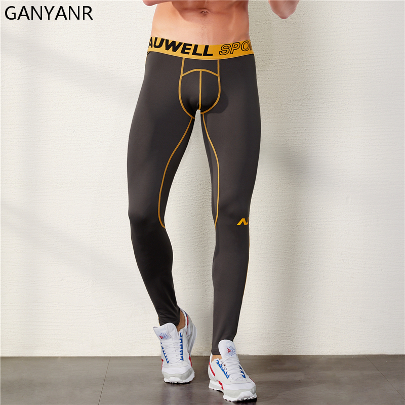 GANYANR Running Tights Men Spo – обзор и цена Compression Long Pant