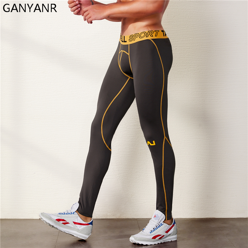 GANYANR Running Tights Men Spo – обзор и цена Compression Long Pant