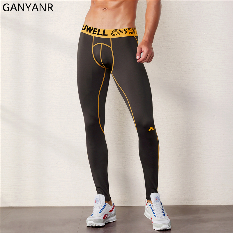 GANYANR Running Tights Men Spo – обзор и цена Compression Long Pant