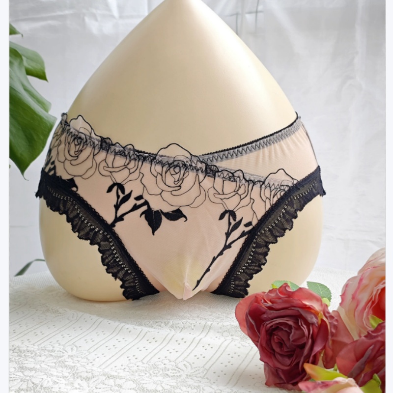 Men's Elegant Embroidery Lace  – обзор и цена Pouch Boxer Pouch